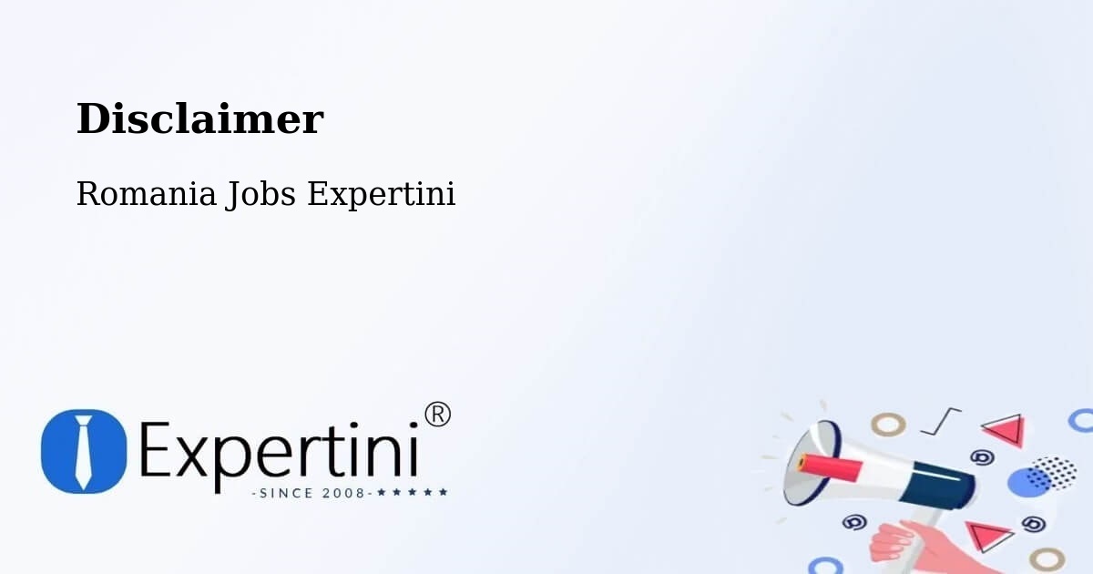 Disclaimer – Comuna Vinderei - Romania Jobs Expertini