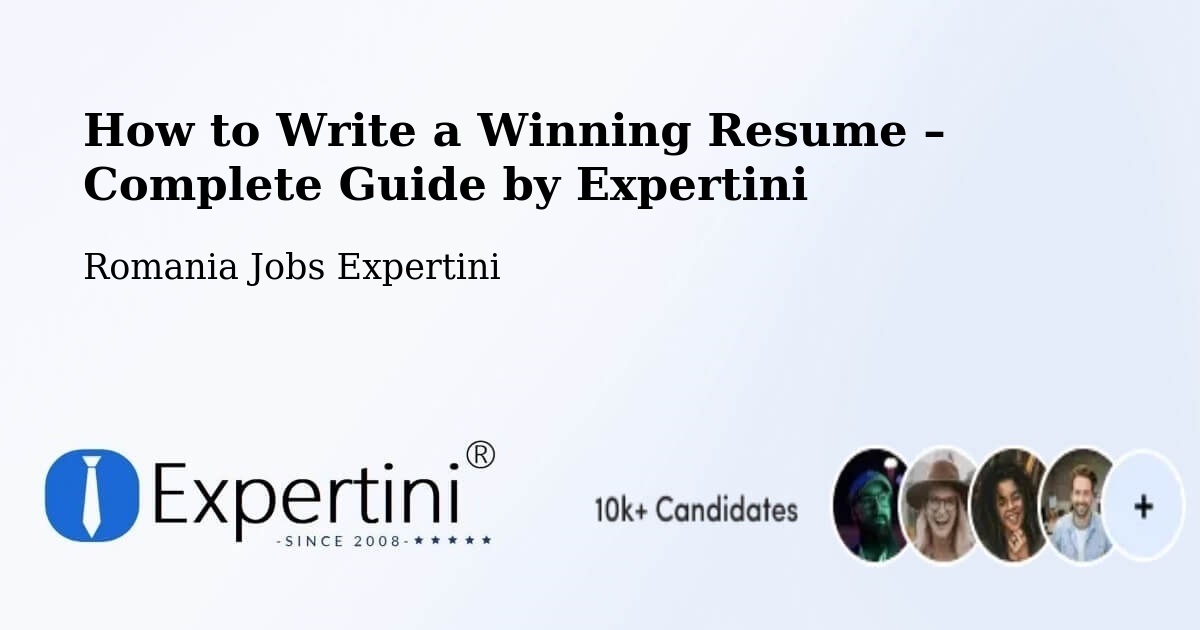 Resume Writing Guide for Job Seekers – Comuna Vinderei - Comuna Vinderei, Romania Jobs Expertini